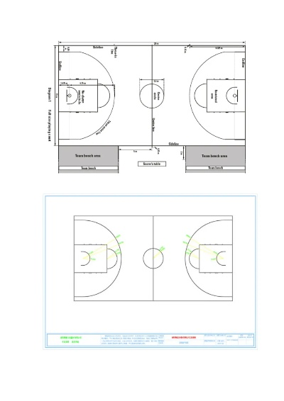 标准篮球场地尺寸图介绍及规划建设要点