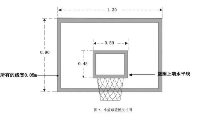 篮球架标准尺寸图解，打造专业场地必备-第2张图片-www.211178.com_果博福布斯