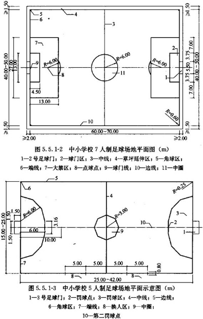 中学足球场地标准尺寸图（全面介绍，让你轻松搭建专业足球场）