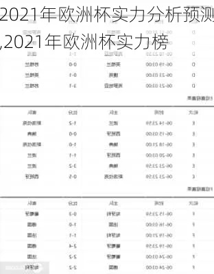 2021年欧洲杯4强分析 深入解析4支强队的实力和战术-第2张图片-www.211178.com_果博福布斯