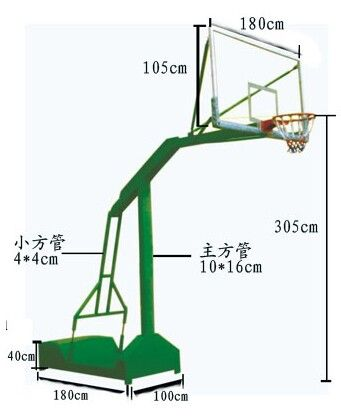 室内篮球架尺寸和高度标准详解-第3张图片-www.211178.com_果博福布斯